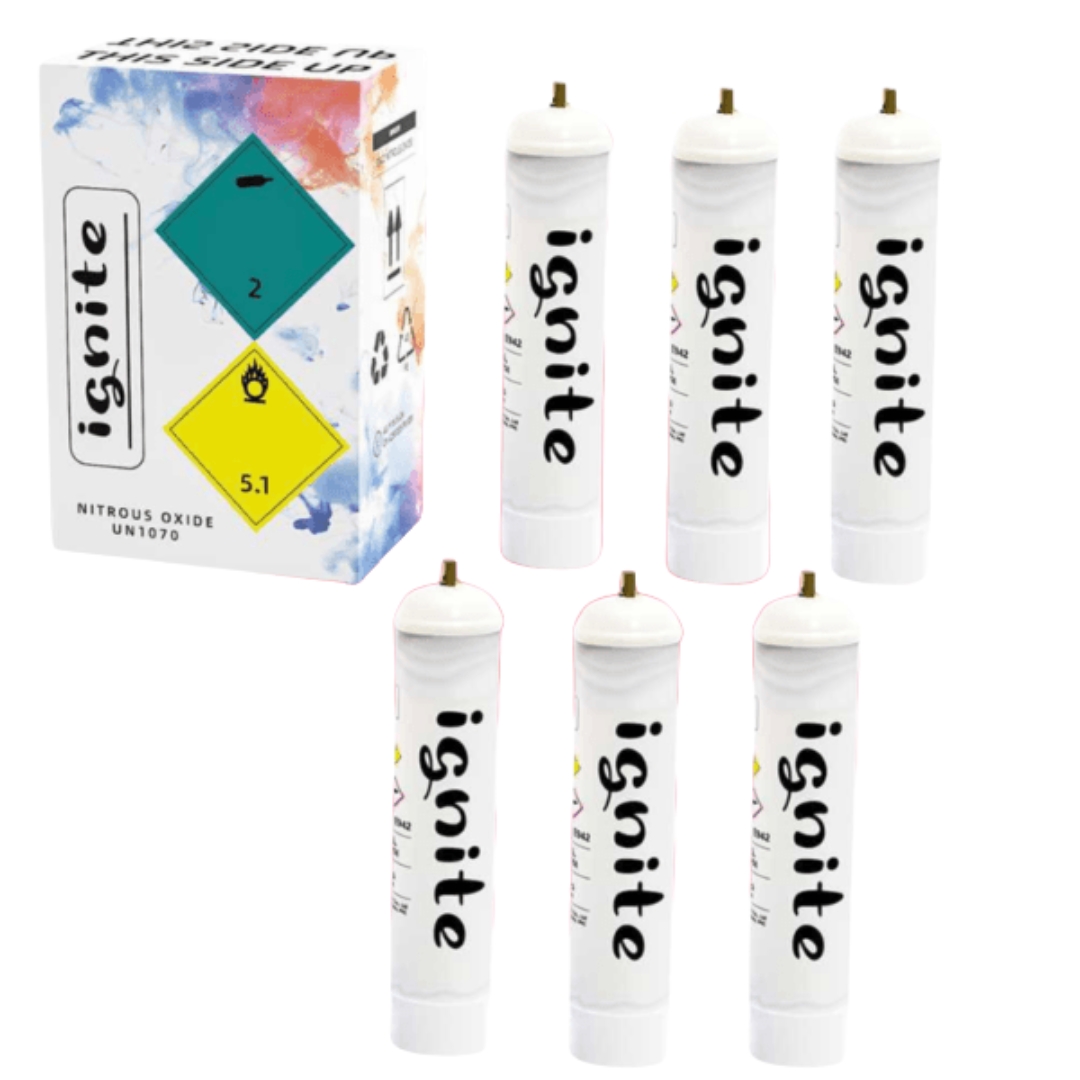 1.1L x 6 Ignite Nitrous Oxide Cylinder Box