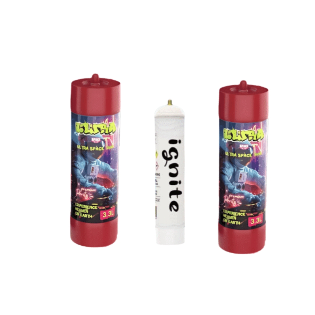 3.3L X 2 Tank Ultra Space and 1.1L Total 7.7L